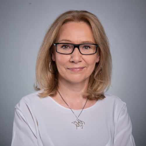 dr Joanna Mateusiak, prof. UŚ, koordynatorka Bloku Kształcenia Nauczycielskiego, zdjęcie portretowe